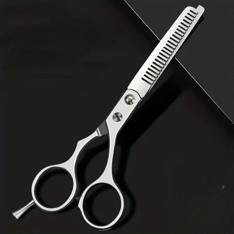 6.0 Inch high quality professional clipper Sharp teeth straight cut for home haircuts