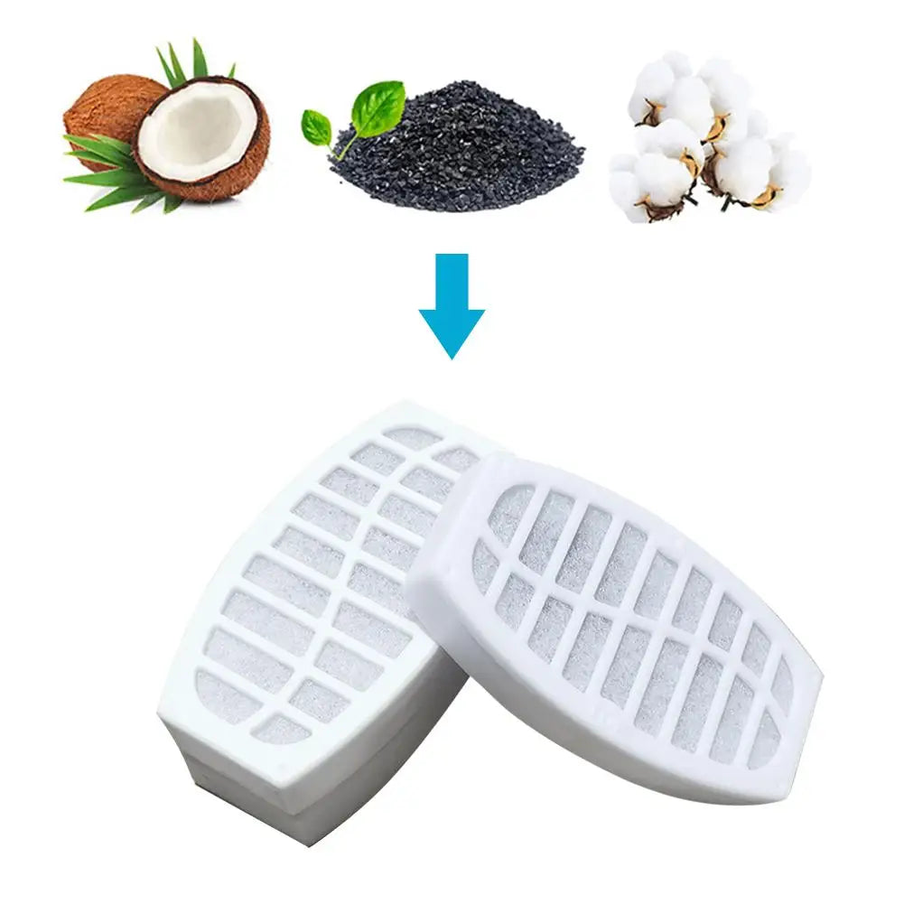 1/4pc Replaced Activated Carbon Filter For Cat Water Drinking Fountain Replacement Filters Pet Dog Fountain Dispenser Accessorie