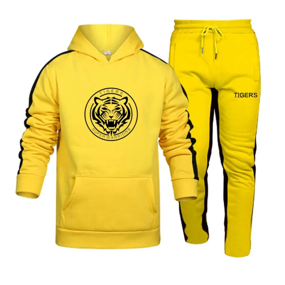 2023 Spring Men's Sportswear 2-Piece Sweatshirts and Sweatshirts Set Casual Hoodies Autumn Outfits Men Clothes  Tracksuit