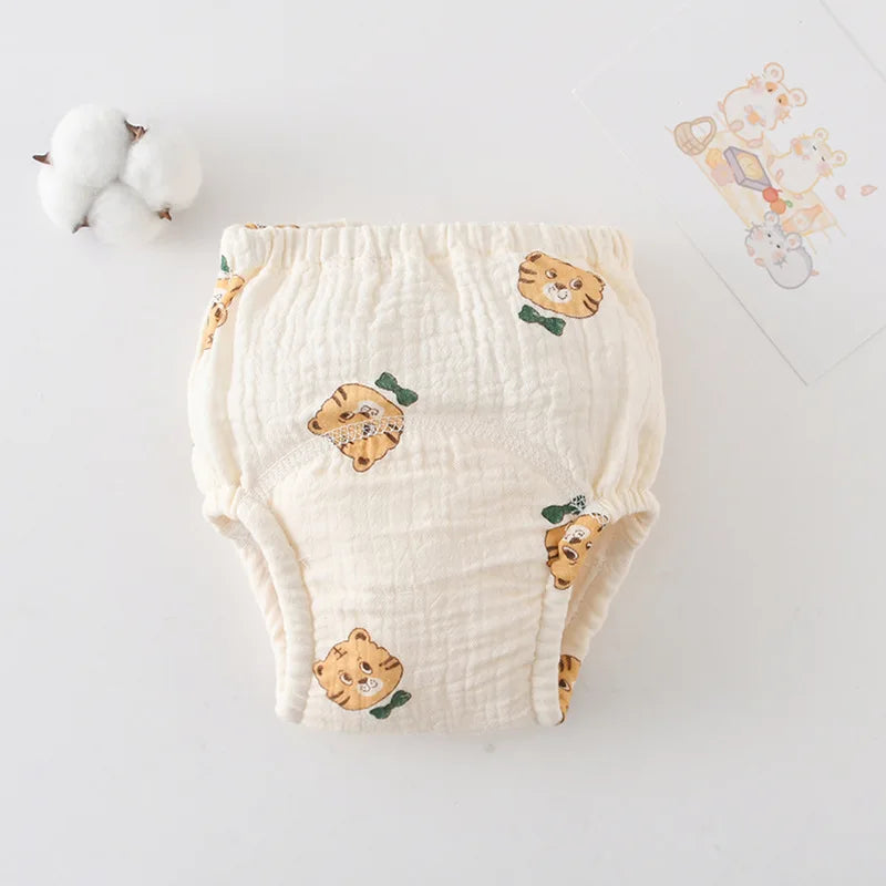 New Cotton Baby Waterproof Reusable Training Pants Baby Diaper Infant Shorts Nappies Panties Nappy Changing Underwear Cloth