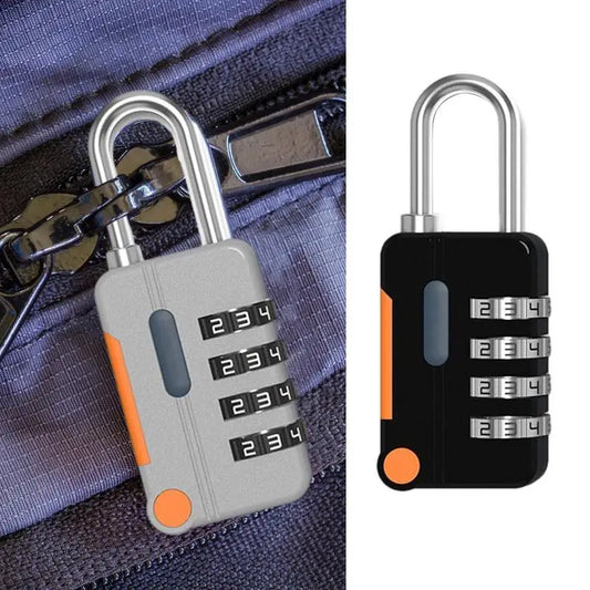 4 Digit Dial Combination Password Code Number Lock Padlock Safety Travel Security Lock For Luggage Backpack Suitcase Drawer