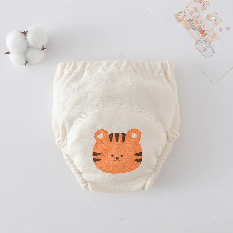 New Cotton Baby Waterproof Reusable Training Pants Baby Diaper Infant Shorts Nappies Panties Nappy Changing Underwear Cloth