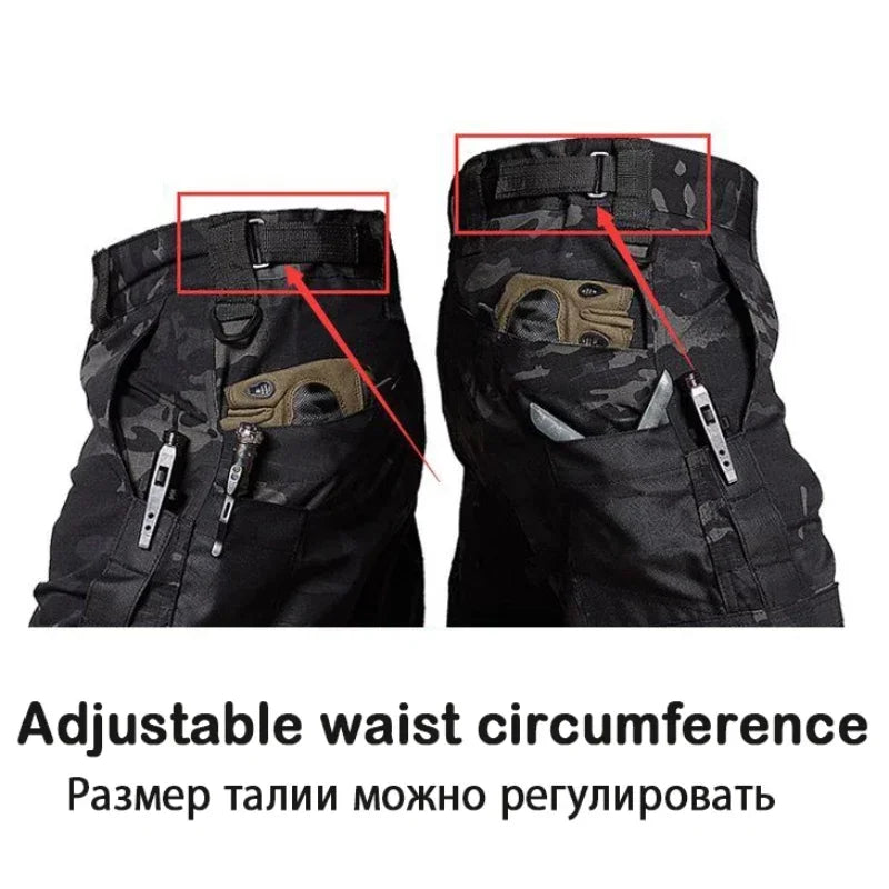 2024 Tactical Pants Men Waterproof Waterproof pants men Combat Trousers Outdoor Multi-pocket Wear-resistant Cargo Pant