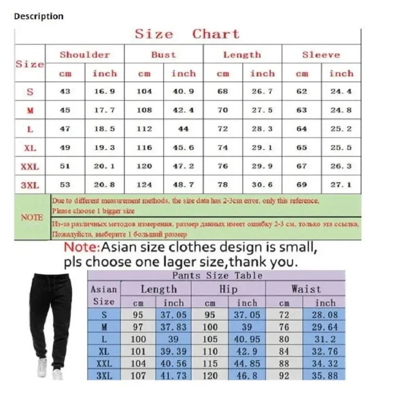 New Fashion Tracksuit For Men Hoodie Fitness Gym Clothing Men Running Set Sportswear Jogger Men'S Tracksuit Winter Suit Sports