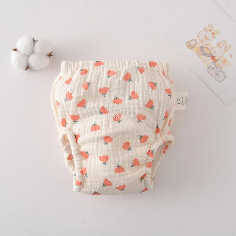 New Cotton Baby Waterproof Reusable Training Pants Baby Diaper Infant Shorts Nappies Panties Nappy Changing Underwear Cloth