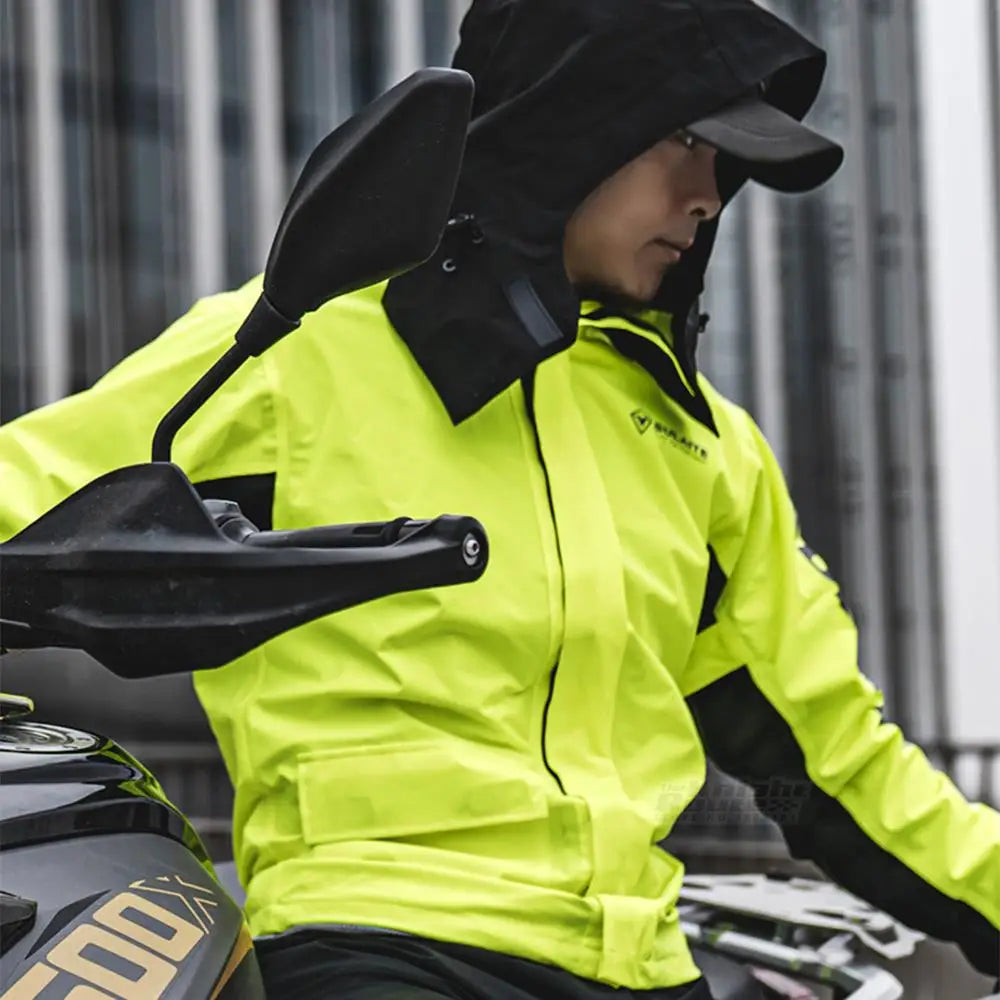 Men Motorcycle Raincoat Motorbike Rain Suit Moto Raincoat Rain Coat Jacket Pants Biker Rain Set Waterproof Motorcyclist Women