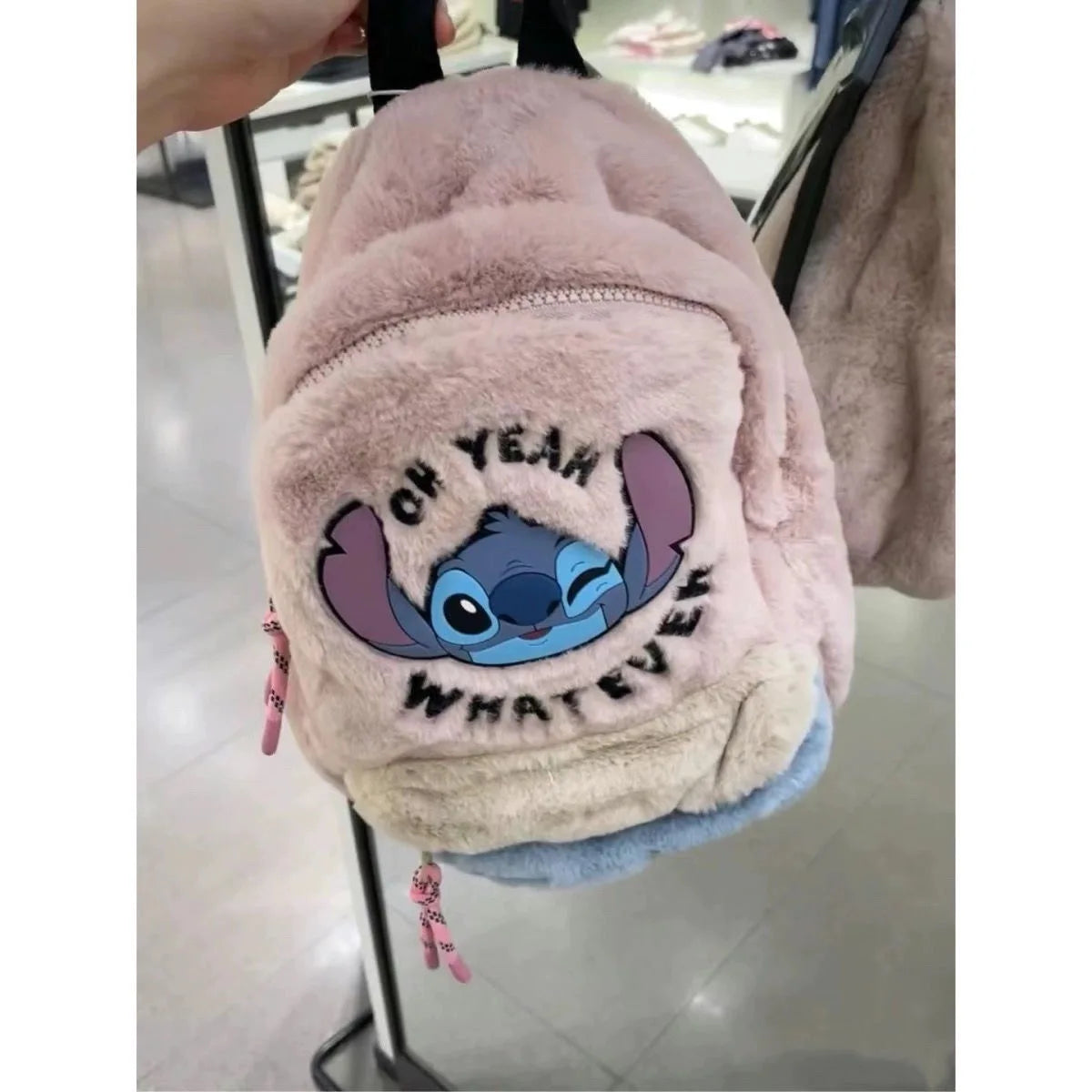 Disney cartoon Stitch New Kids Backpack Mini Schoolbag Girls and Boys Cute Shoulder Bag