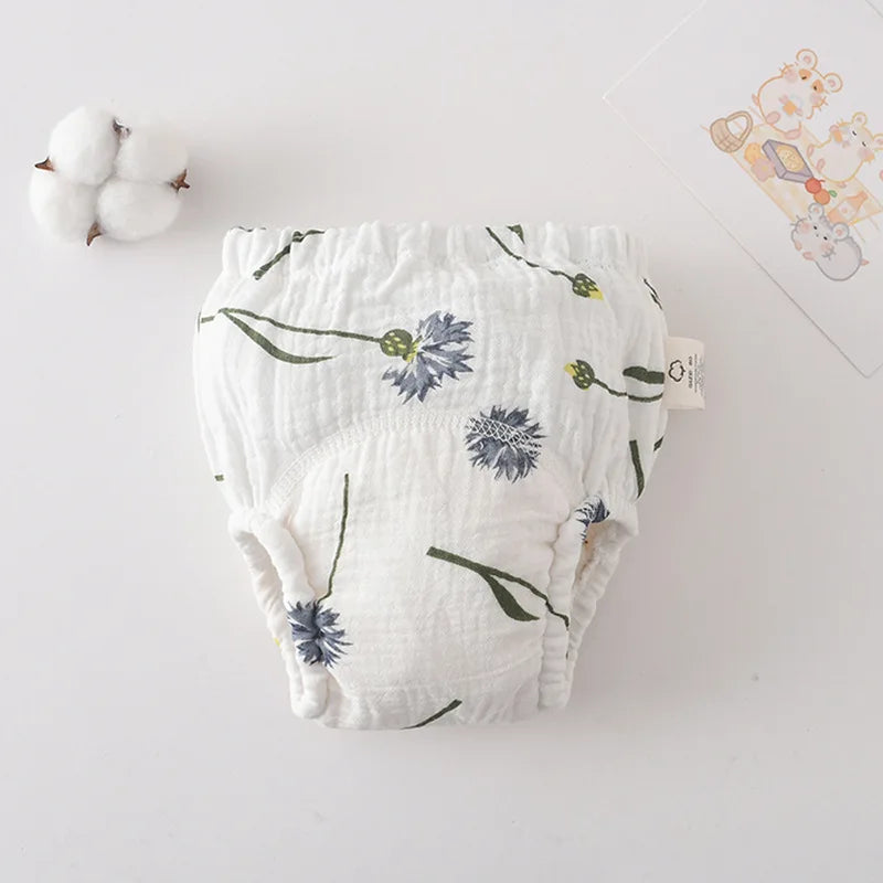 New Cotton Baby Waterproof Reusable Training Pants Baby Diaper Infant Shorts Nappies Panties Nappy Changing Underwear Cloth