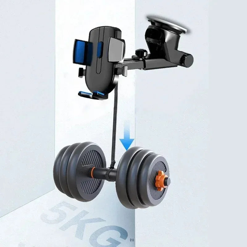 Suction Cup Car Phone Holder - Non-Magnetic GPS Mount, Compatible with 4.7 to 6.5 Inch Phones