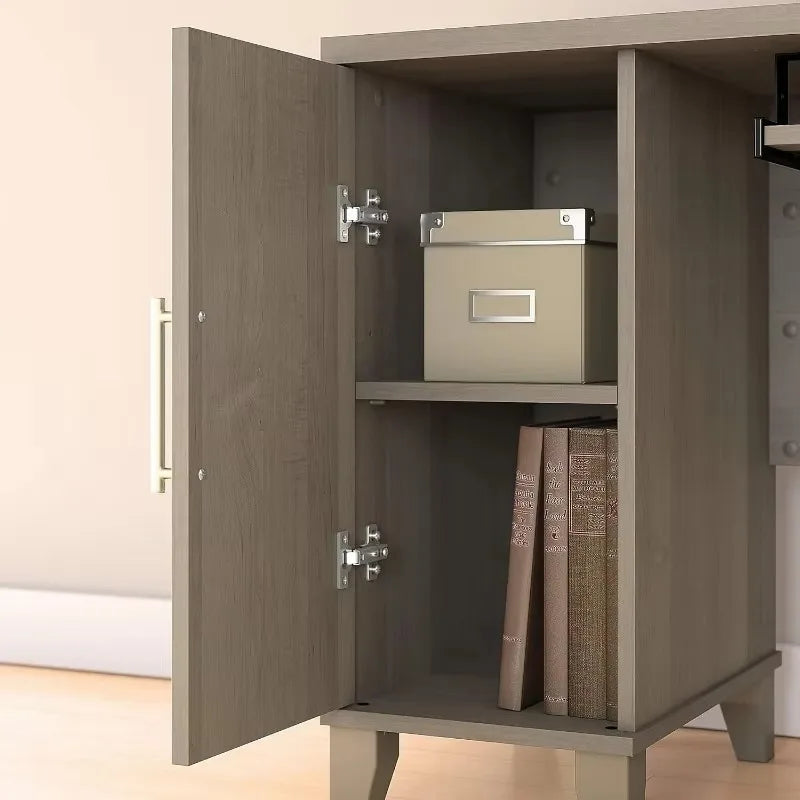 Desk with lockers, put things to solve problems living room cabinet desk