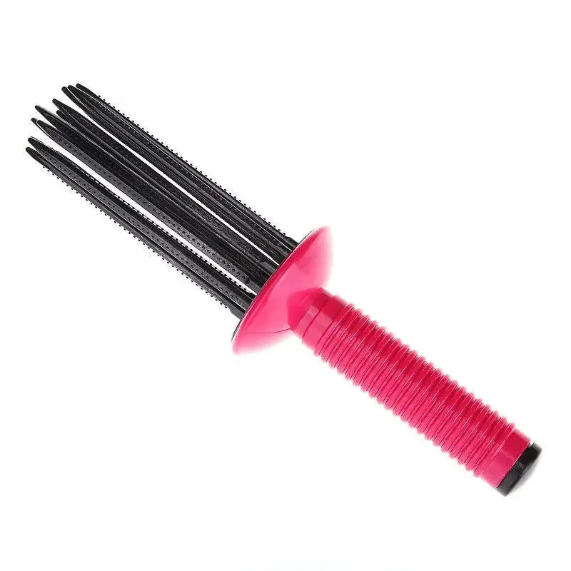 Curling Comb Professional Heatless Hairstyling Tools 17 Teeth Air Volume Hair Fluffy Styling Curler Make Up Brush Roller Tools