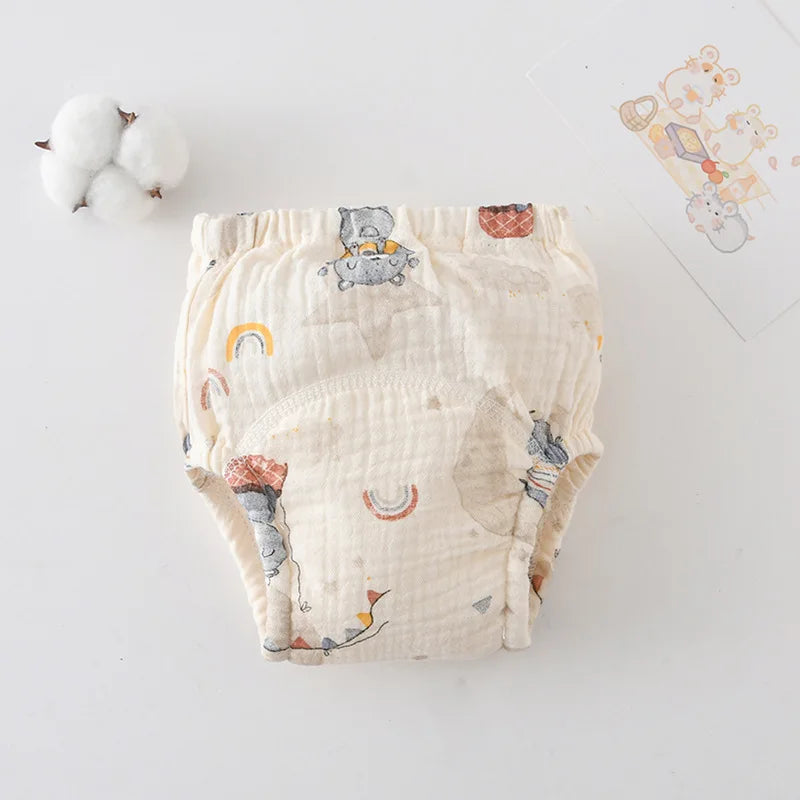 New Cotton Baby Waterproof Reusable Training Pants Baby Diaper Infant Shorts Nappies Panties Nappy Changing Underwear Cloth