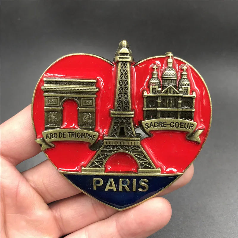 Metal 3d fridge magnets refrigerator pasted American eagle Jerusalem Israel London bus new york paris Souvenirs home decoration