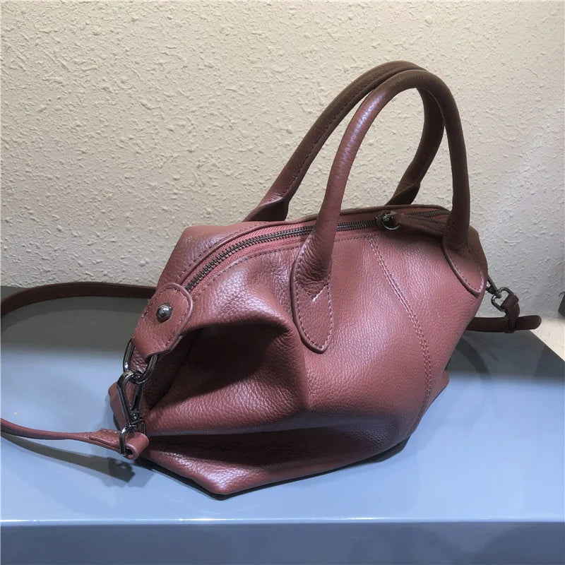 Soft Cow Real Leather Ladies Hand Bag Women's Genuine Leather Handbag Shoulder Bags for Women Fashion Casual Crossbody Bag