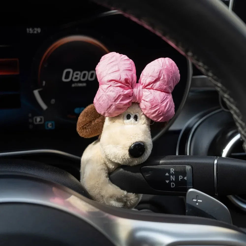 Cute Doll Puppy Car Bumper Decoration Plush Doll Decorations Inside The Car Creative Anime Accessories Inside The Car Dashboard