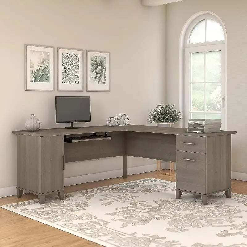 Desk with lockers, put things to solve problems living room cabinet desk