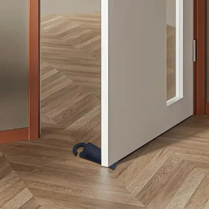 Door Wedge Stopper Quiet Floor Door Stop Door Stopper Wedge Practical Door Stopper Wall Protector Security Door Stopper for Home