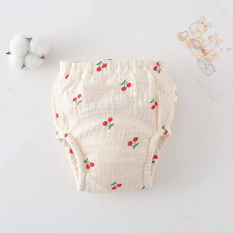 New Cotton Baby Waterproof Reusable Training Pants Baby Diaper Infant Shorts Nappies Panties Nappy Changing Underwear Cloth