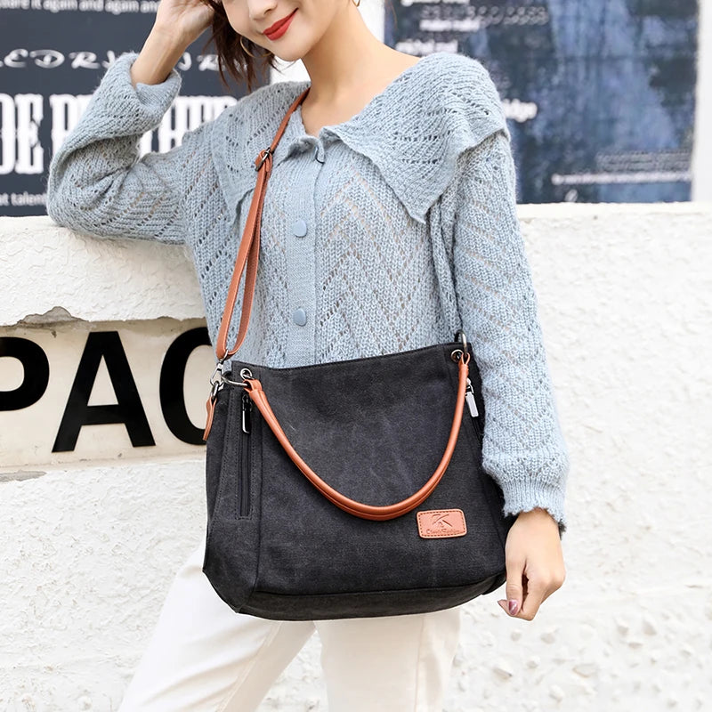 Luxury Women Bags Designer Shoulder Crossbody Bags for Women 2024 Canvas Female Messenger Bag Purses and Handbags Sac A Main